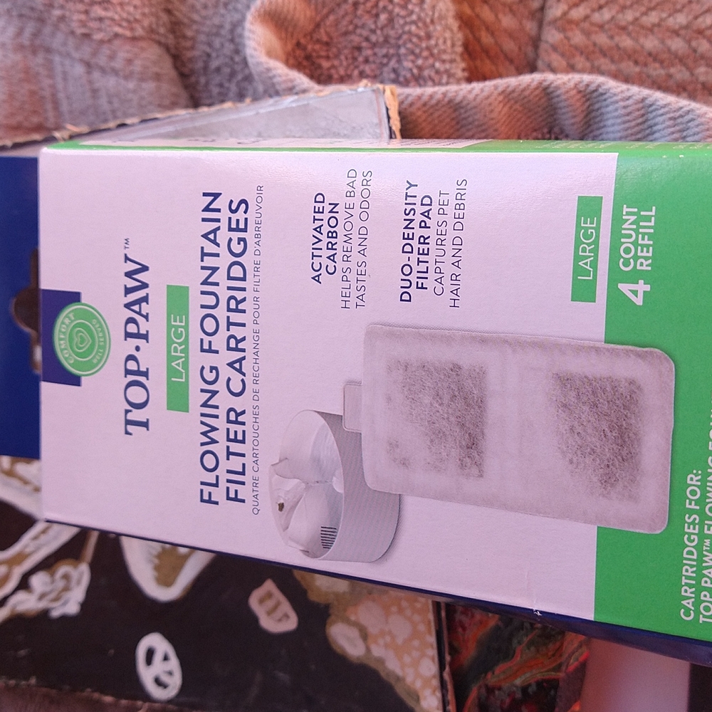 Too paw flowing fountain filter cartridges